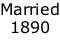 Married 1890